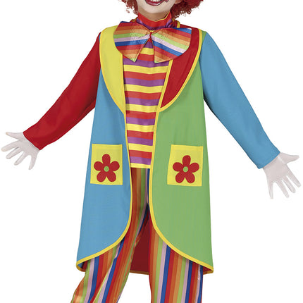 Disfraz de Payaso de Colores Niño