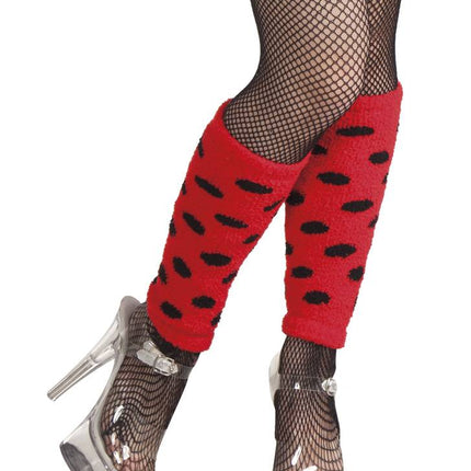 Perneras Rojo Negro