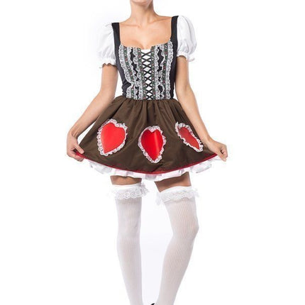 Vestido Dirndl Oktoberfest Corazón