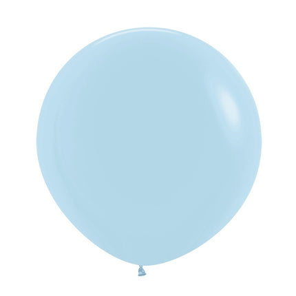 Globos Azul Mate Pastel 61cm 10pcs