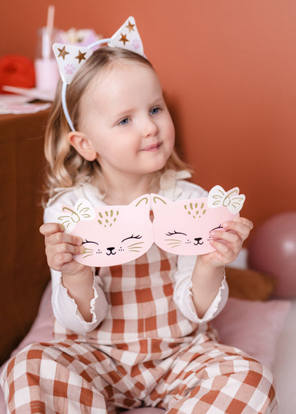 Invitaciones Gato 13cm 6pcs
