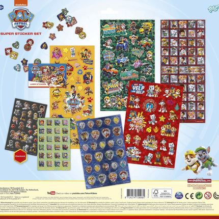 Juego de pegatinas Paw Patrol grande
