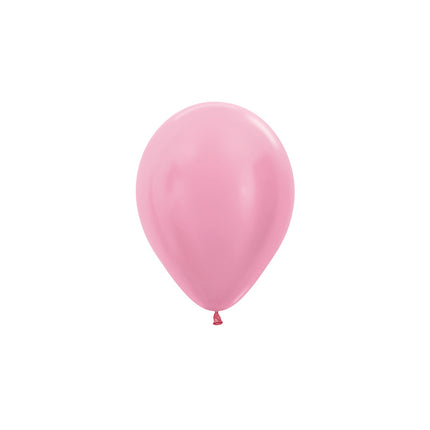 Globos Rosa Perla 12cm 50pcs