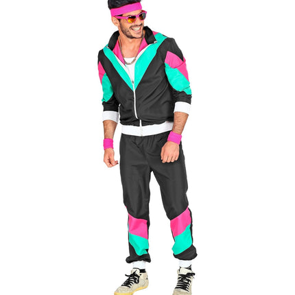 Chándal Neon 80S Defectuoso Negro