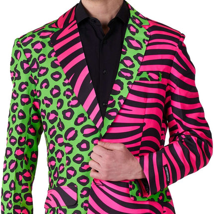 Pantera Tigre Neón Blazer Hombre <tc>Suitmeister</tc>
