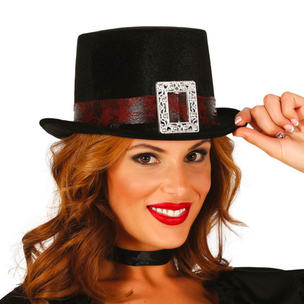 Sombrero Terciopelo Negro