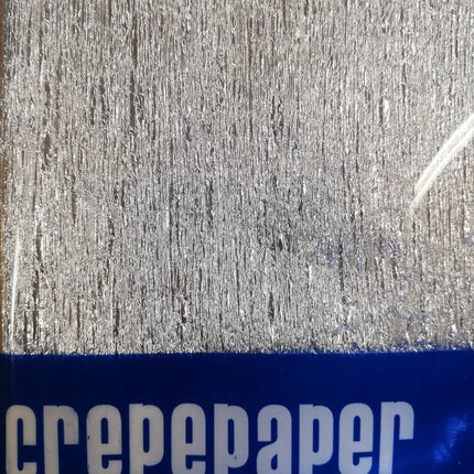 Papel crepé Plata 50cm 2,5m