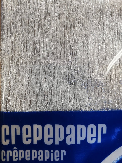 Papel crepé Plata 50cm 2,5m