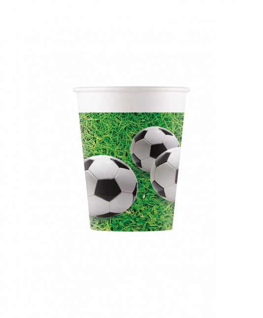 Vasos Fútbol 200ml 8ud