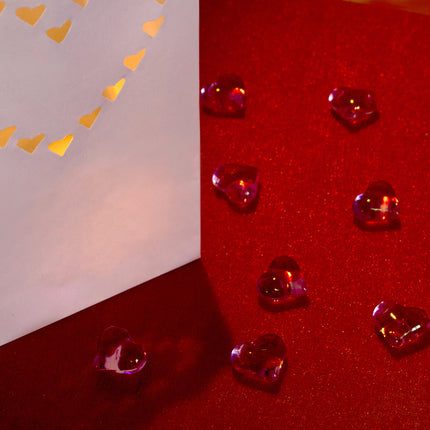 Bolsas para Velas Corazones 26cm 10pcs