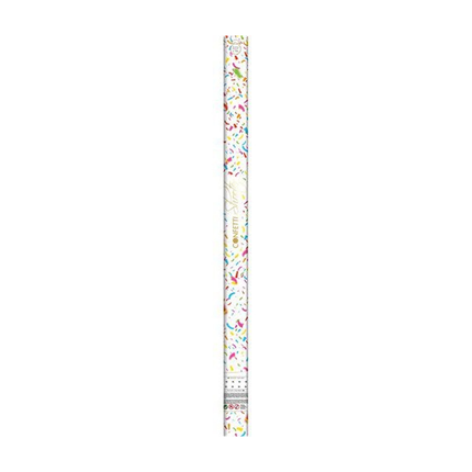 Cañón de confeti de colores 80 cm