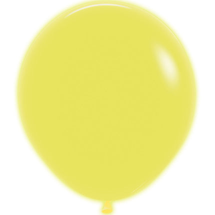 Globos Amarillo Neón 45cm 25pcs