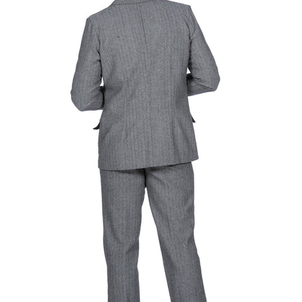 Traje Chaqueta años 20 Rugientes Hombre Gris