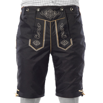 Lederhosen Corto Negro y Tirantes