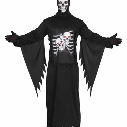 Disfraz de Halloween de Cabeza de la Muerte Hombre L
