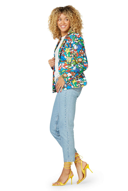 Super Mario Blazer Señoras <tc>OppoSuits</tc>