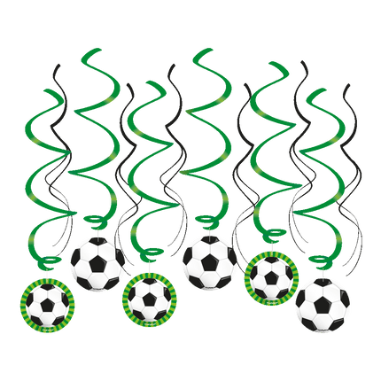 Decoración colgante de fútbol