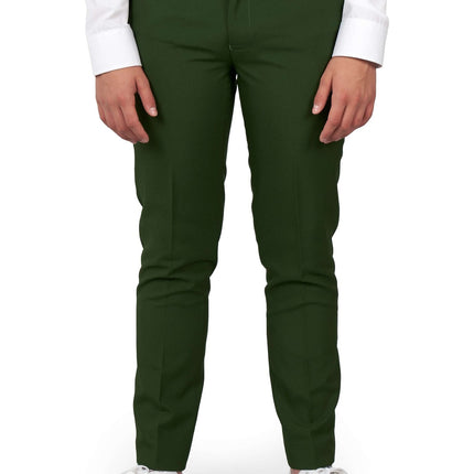 Traje Verde Oscuro Niño Adolescente <tc>OppoSuits</tc>