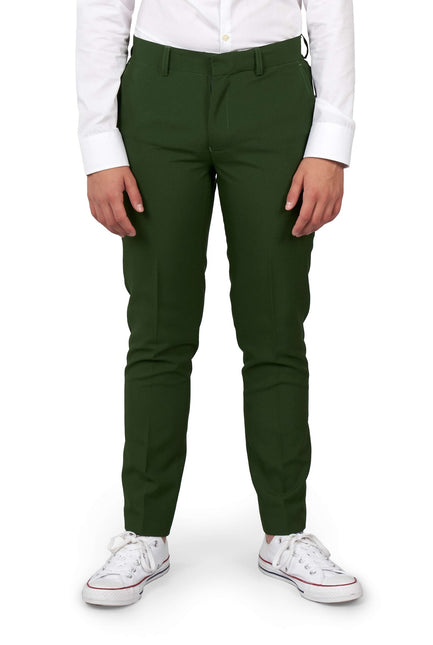 Traje Verde Oscuro Niño Adolescente <tc>OppoSuits</tc>