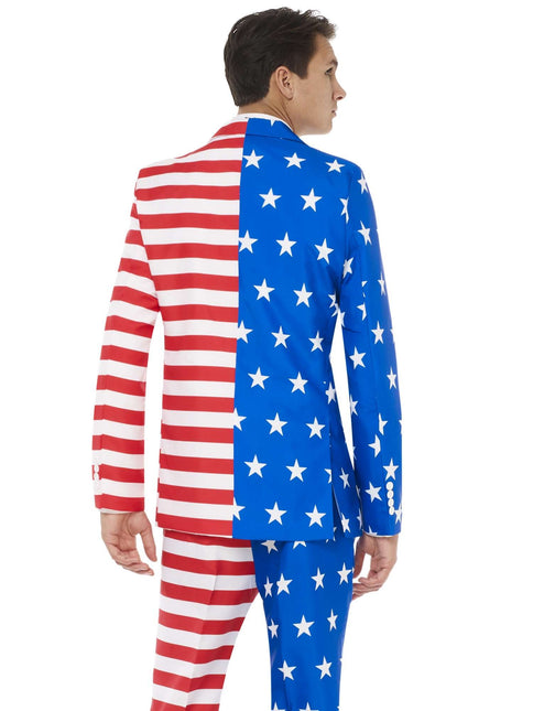Traje Bandera USA Hombre <tc>Suitmeister</tc>