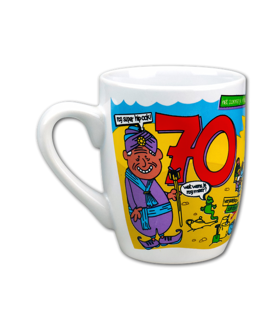 Taza 70 Años 12cm
