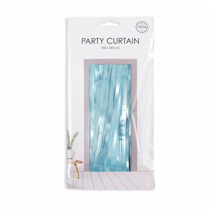 Lámina azul claro para cortina de puerta 2,4 m
