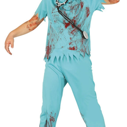 Disfraz Halloween Zombie Cirujano Niño