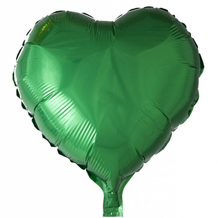 Globo de Helio Corazón Verde 46cm vacío