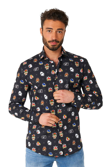 Camisa Super Mario Bad Guys Hombre <tc>OppoSuits</tc>