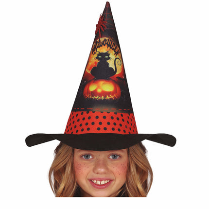 Niño Brujo Sombrero Naranja