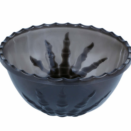 Decoración de Mesa de Halloween Negra Esqueleto Tazón de Mano