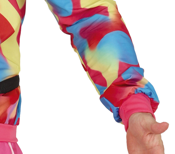 Neón 80S Disfraz Coloreado Hombre
