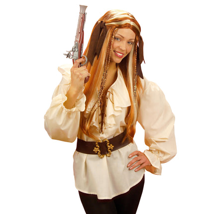 Blusa Beige Damas Piratas/Renacimiento