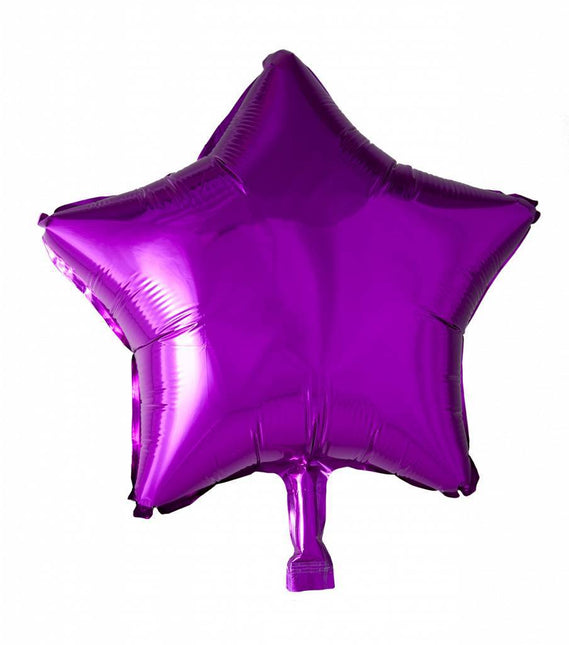Globo de Helio Estrella Fucsia 46cm vacío