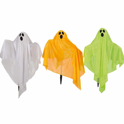 Decoración de jardín de Halloween Fantasma con luz 90cm
