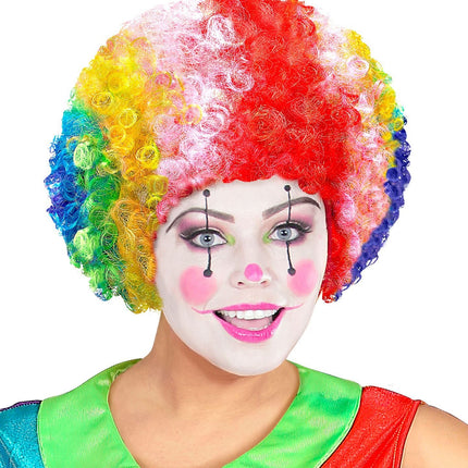 Peluca de Colores Payaso