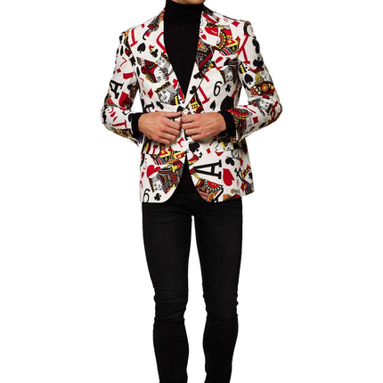 Casino Naipes Blazer Hombre <tc>OppoSuits</tc>