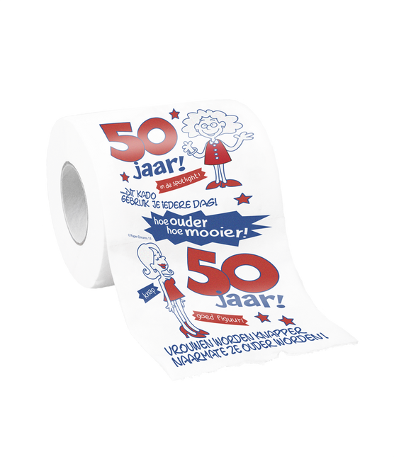 Papel higiénico 50 Años Mujer