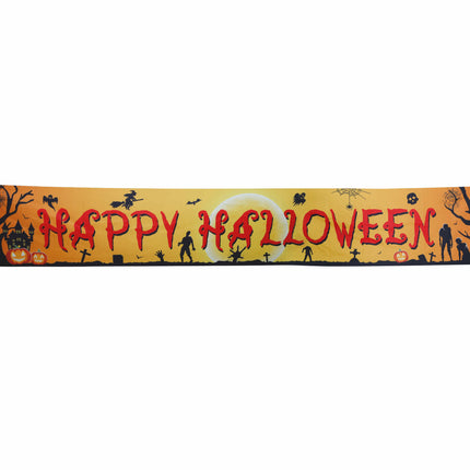 Decoración colgante Feliz Halloween 2,9 m