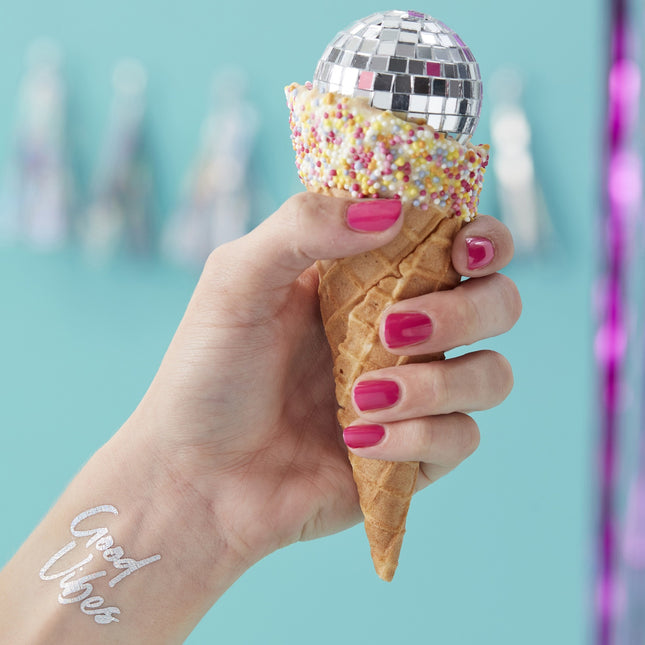 Tatuajes Falsos Holográficos 16pcs
