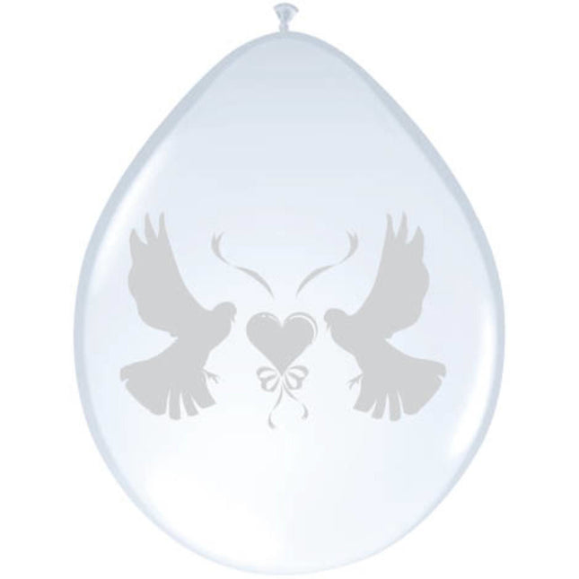 Globos de boda Paloma 30cm 8pcs