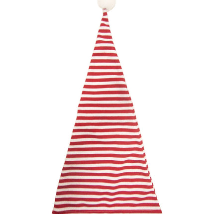 Gorro de dormir rojo blanco