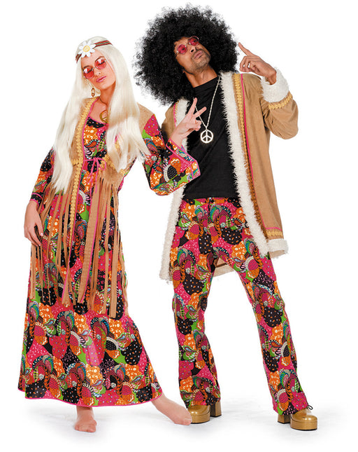 Disfraz de hippie largo