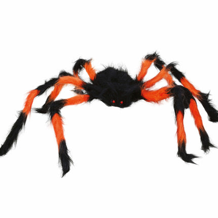 Araña Falsa Negra Naranja 75cm