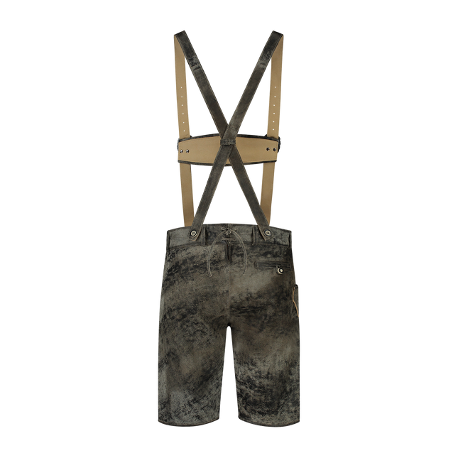 Leatherhose Gris Hombre Corto Vintage