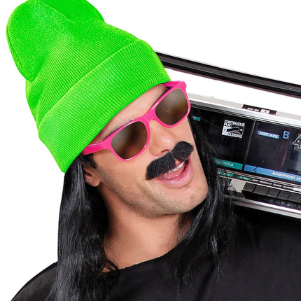 Sombrero verde neón