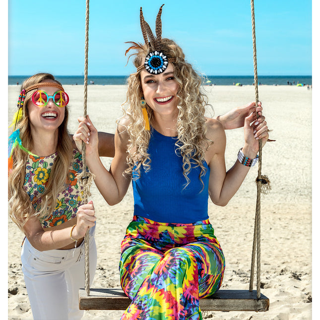 Conjunto Disfraz Hippie 2 piezas