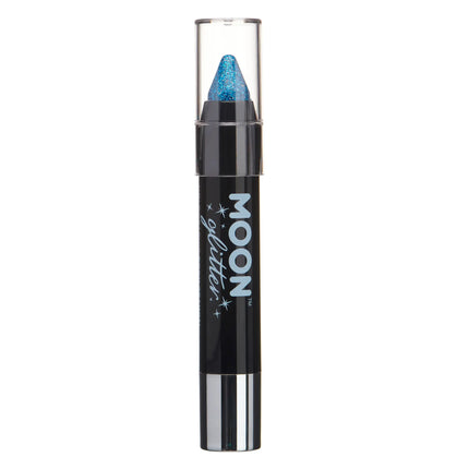 Moon Glitter Crayones Holográficos para el Cuerpo Azul 3.2g