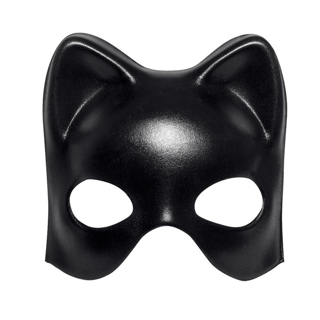 Máscara de ojos de gato negra