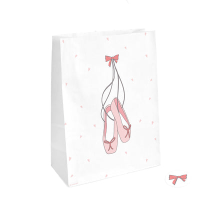 Pequeña Bailarina Bolsas Compartidas Pegatinas 21cm 4pcs